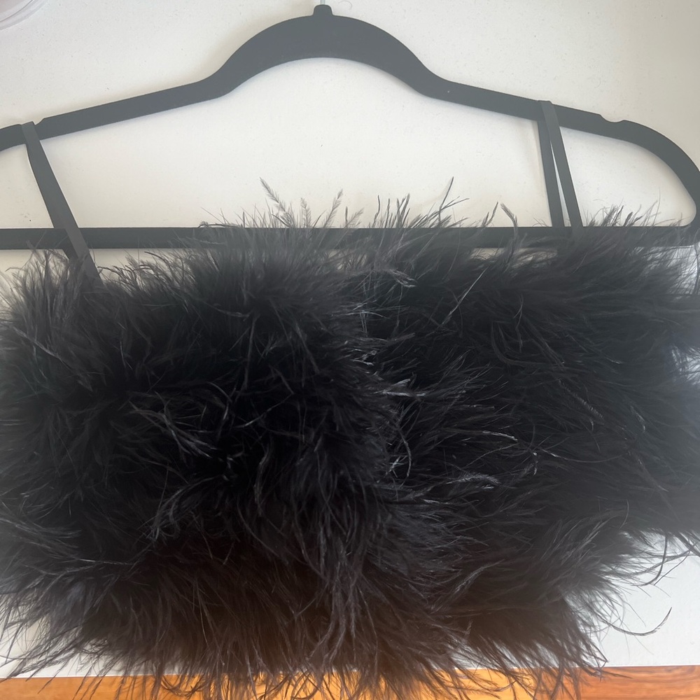 Feather tube top